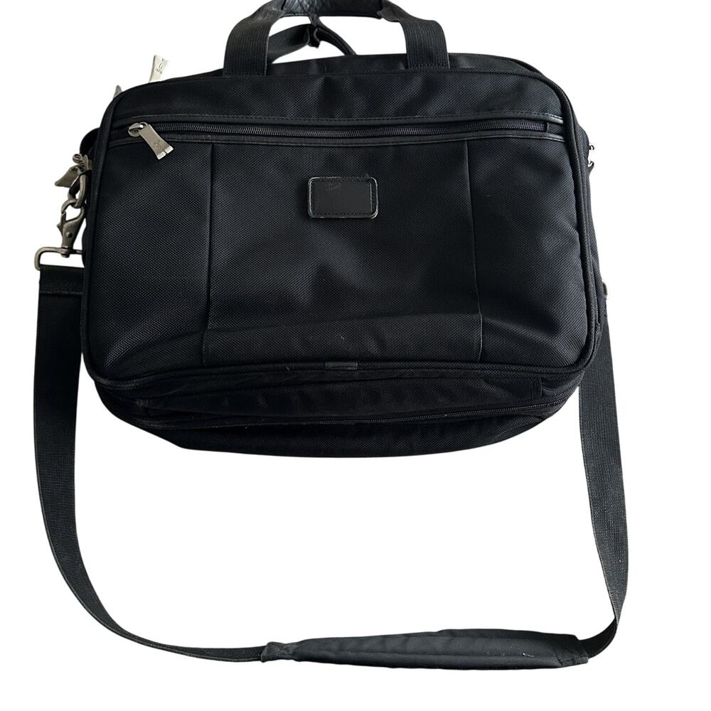 VintageRicardo Beverly Hills Laptop Computer Carry-On Shoulder Cargo Bag Black